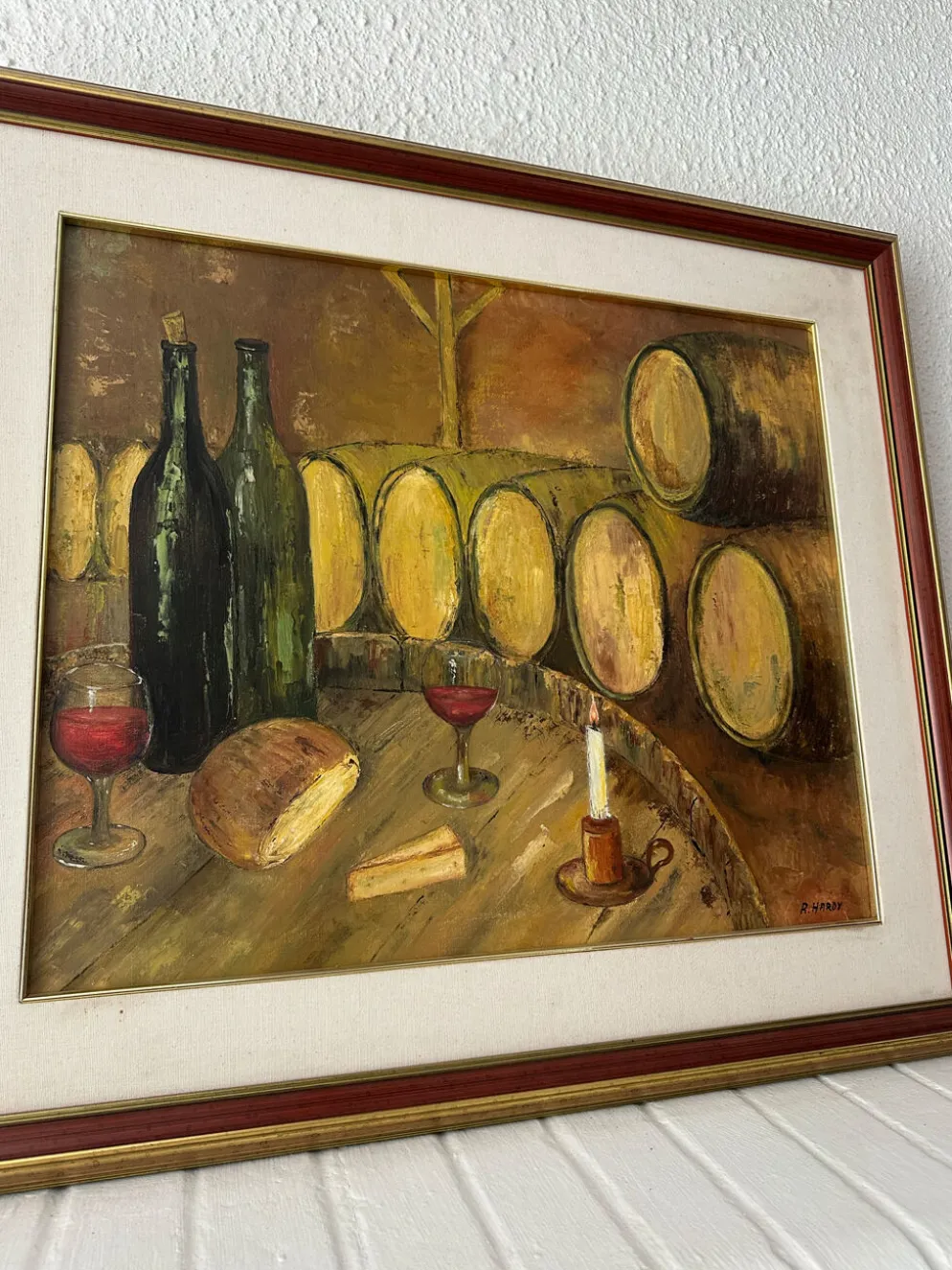 Peinture à l’huile nature morte