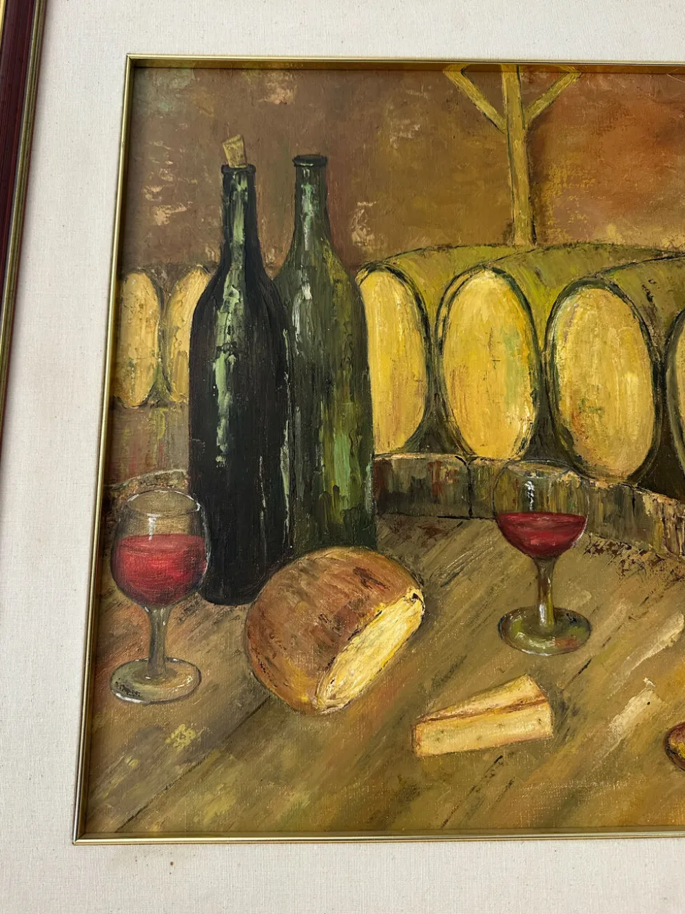 Peinture à l’huile nature morte