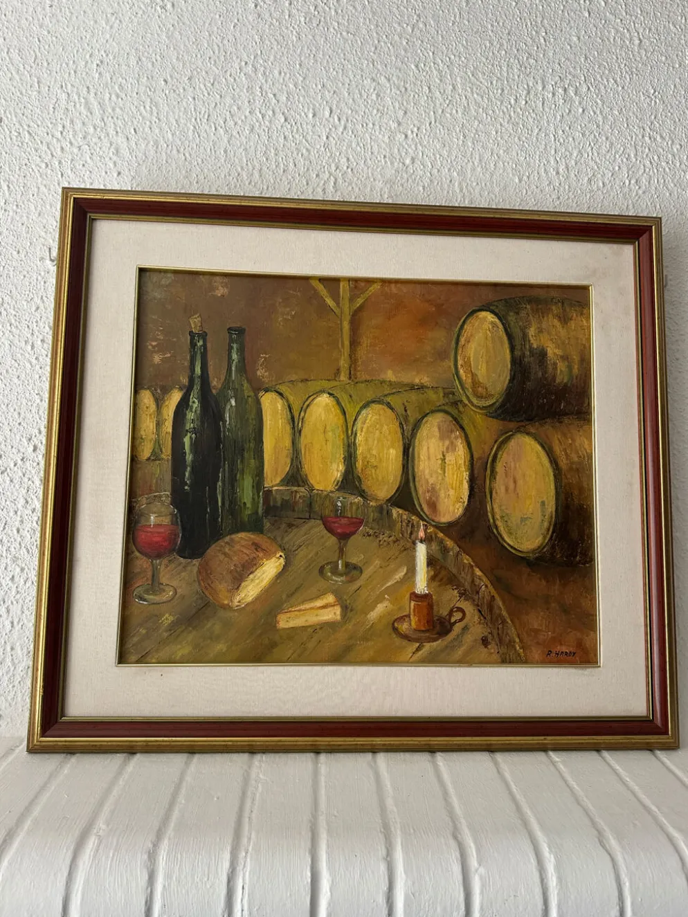 Peinture à l’huile nature morte