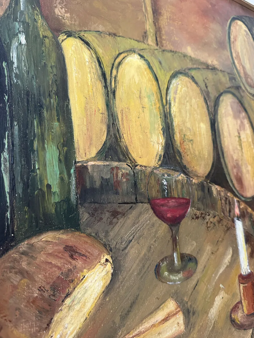 Peinture à l’huile nature morte