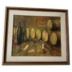 Peinture à l’huile nature morte