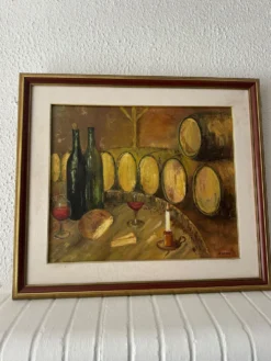 Peinture à l’huile nature morte