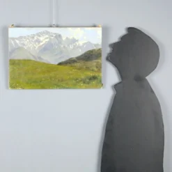 Peinture moderne signée Eugenio Spreafico, huile sur toile, XIX-XX siècle