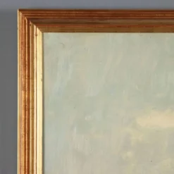 Peinture moderne signée Leonardo Stroppa, vue de Florence '900