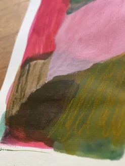 Peinture originale sur papier