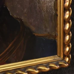 Peinture Portrait d'un soldat signé Vass E. et daté 1915