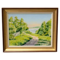 Peinture suédoise des années 1970 par Henry Johansson