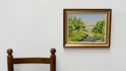 Peinture suédoise des années 1970 par Henry Johansson
