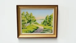 Peinture suédoise des années 1970 par Henry Johansson