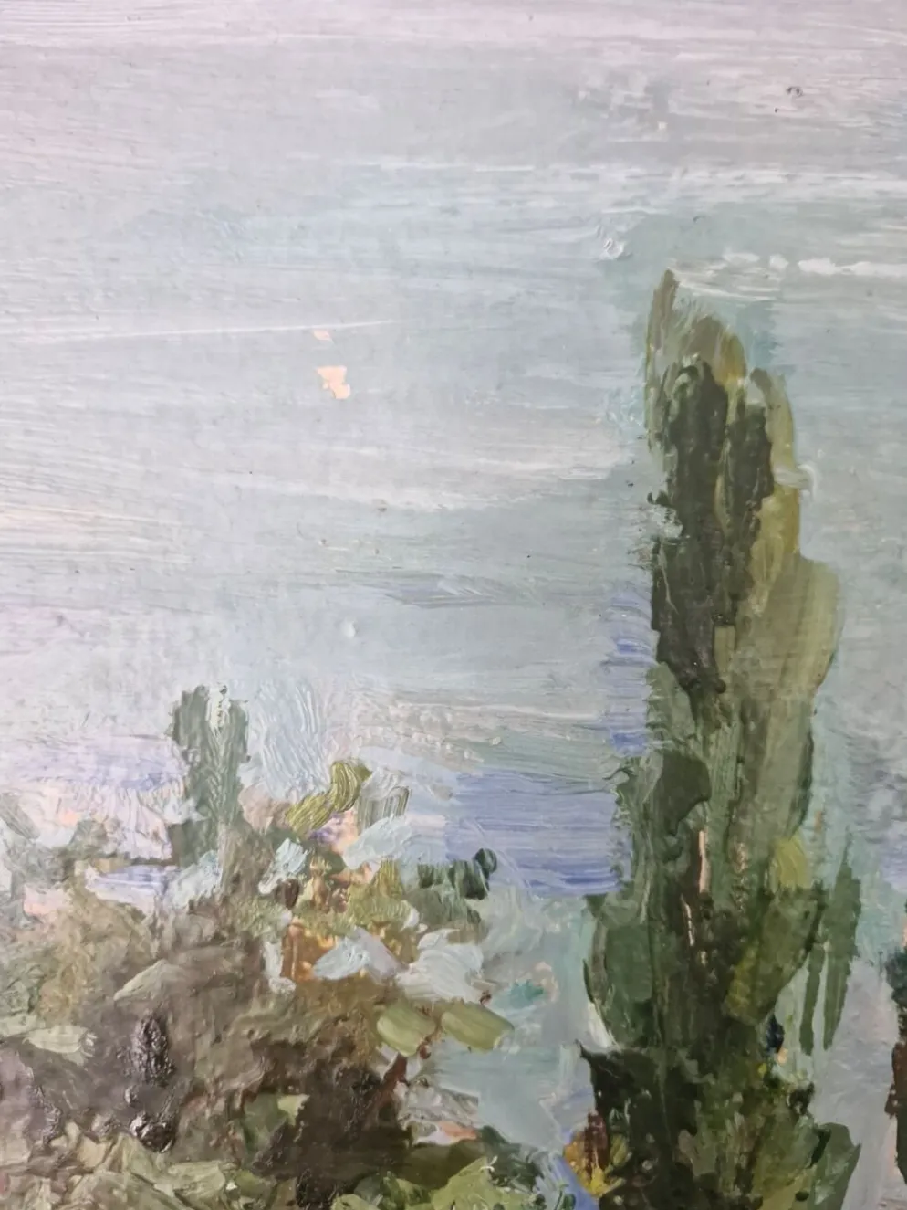 Peinture sur panneau
