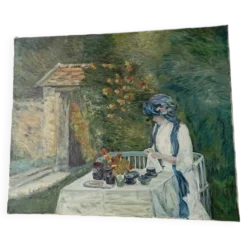 Peinture sur toile vintage d'après Childe Hassam