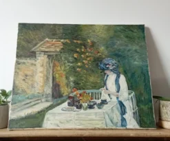 Peinture sur toile vintage d'après Childe Hassam