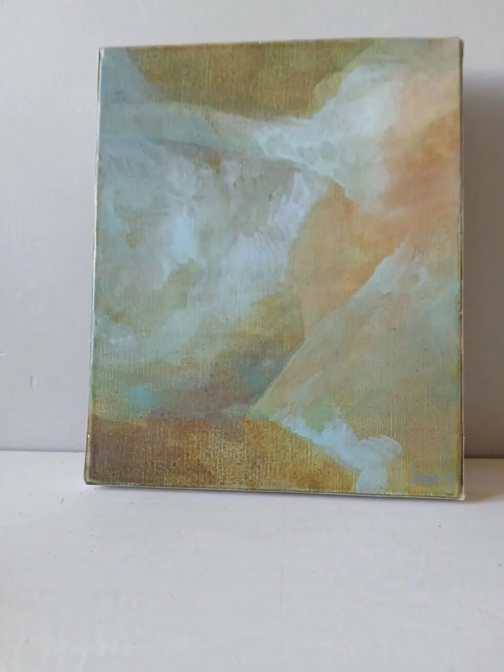 Peinture Véronique Lafont signée 1999 – toile abstraite