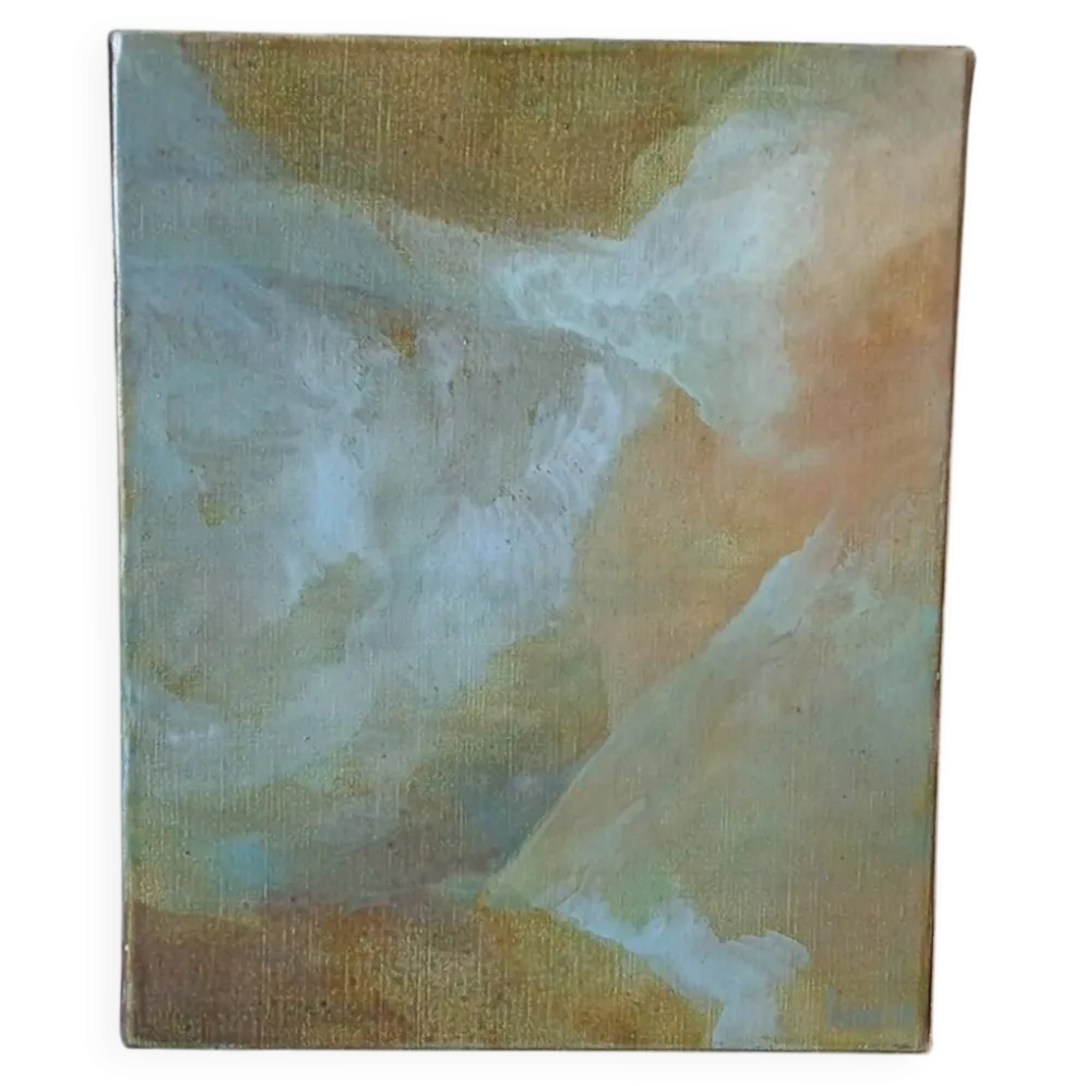 Peinture Véronique Lafont signée 1999 – toile abstraite