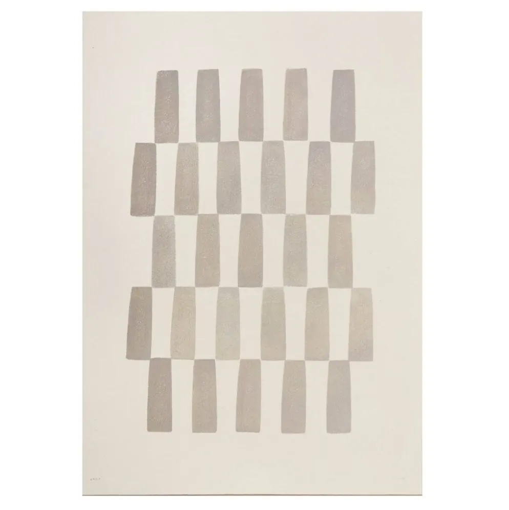 Peinture 50x70cm abstrait minimaliste signée Eawy