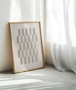 Peinture 50x70cm abstrait minimaliste signée Eawy