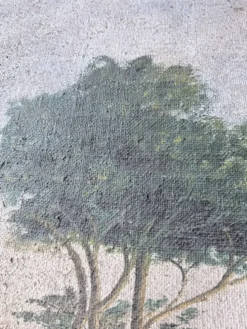 Peinture XXL géante de théâtre 1950