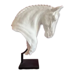 Percheron en plâtre Jean-Paul Gourdon