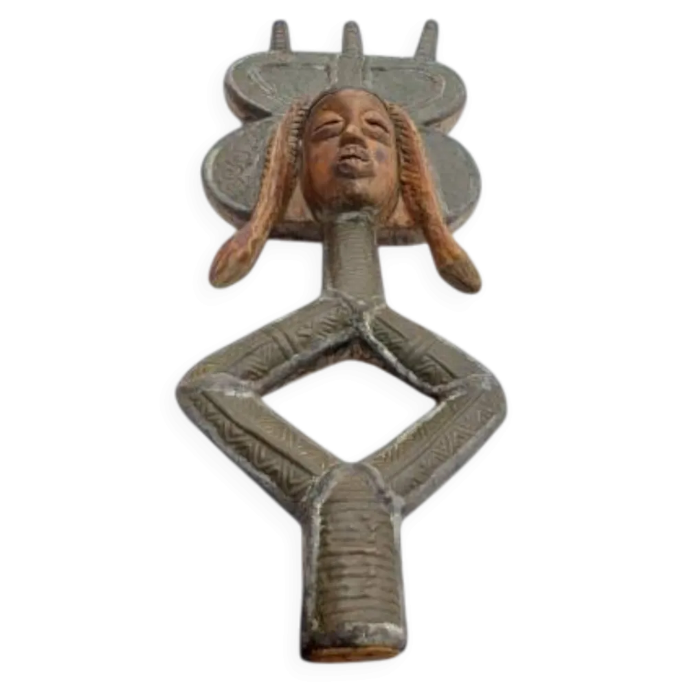 Personnage africain du Gabon Kota ethnie Obamba