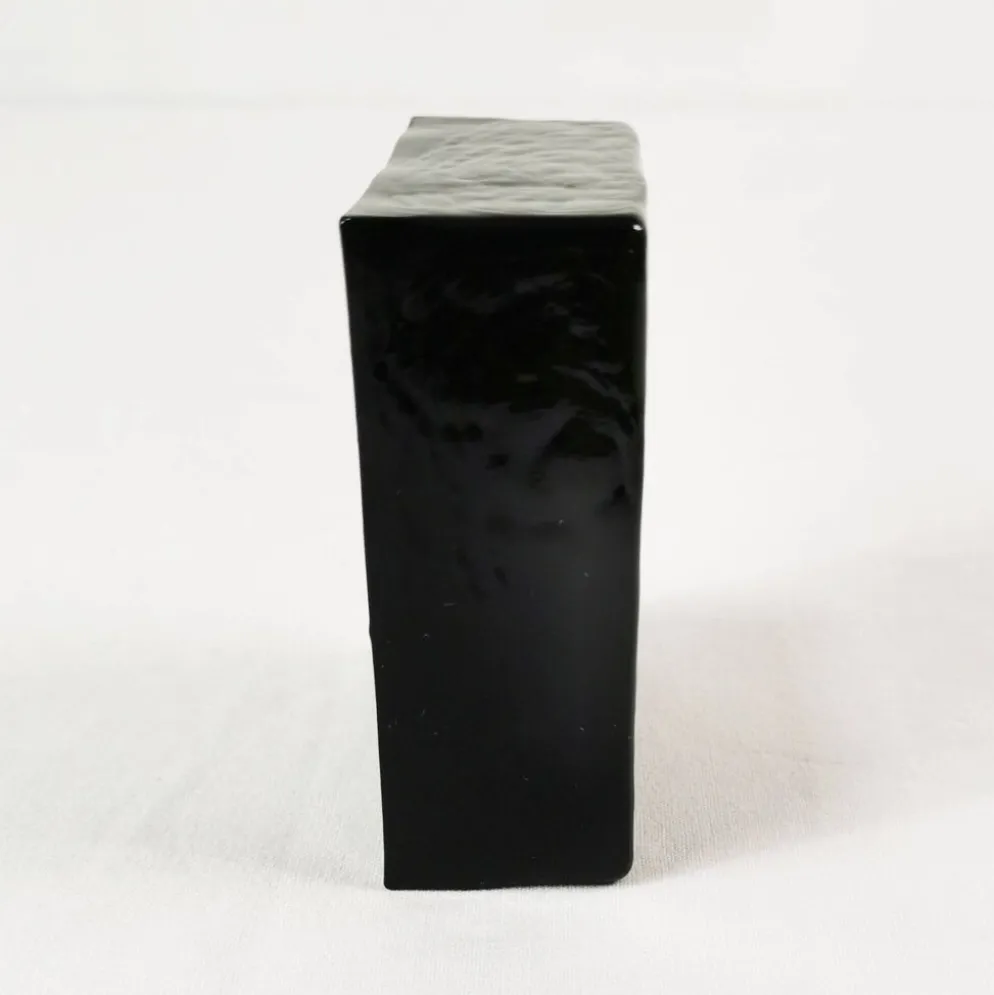 Petit cendrier en verre minimaliste de style Bauhaus, années 1970.
