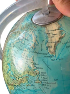 Petit globe terrestre vintage / globe / décoration