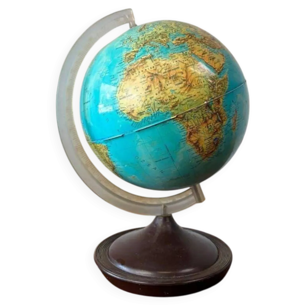 Petit globe terrestre vintage / globe / décoration