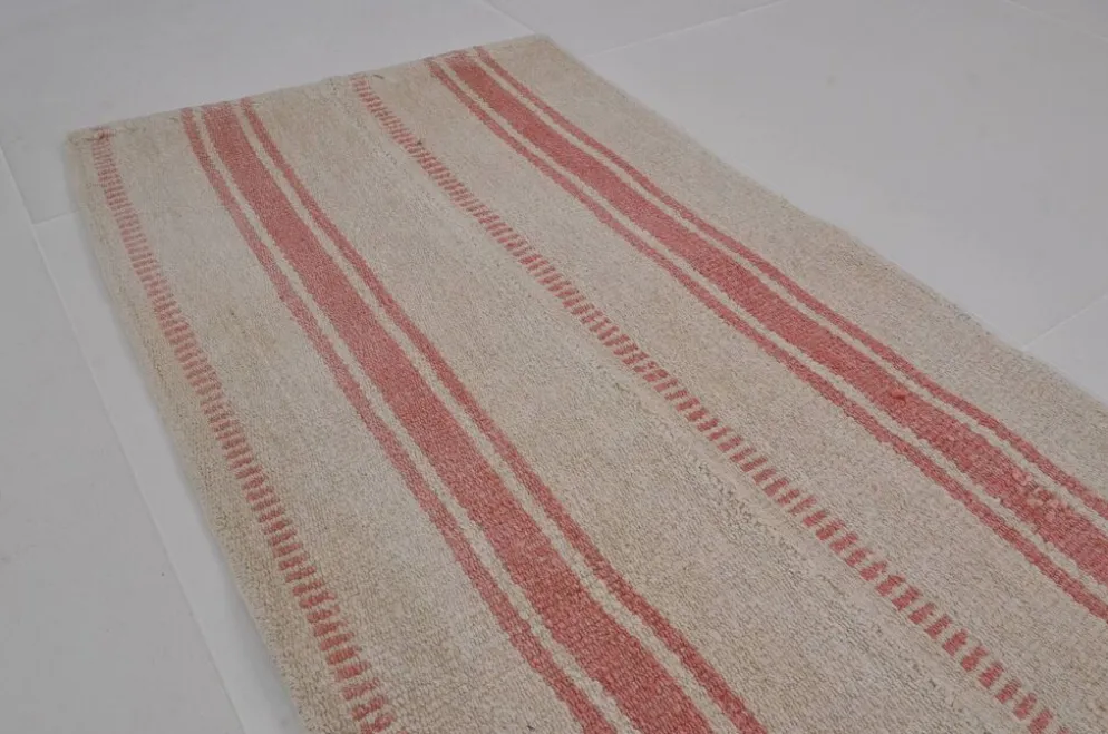 Petit kilim en chanvre neutre sku3925