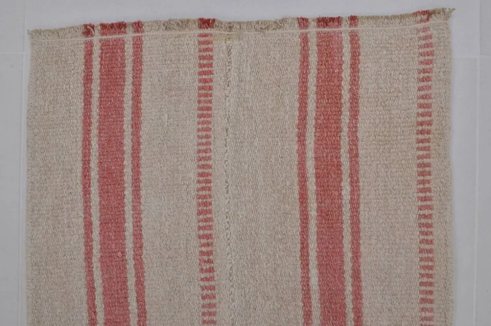 Petit kilim en chanvre neutre sku3925