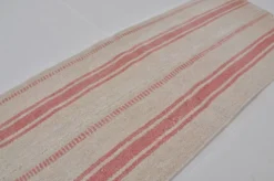 Petit kilim en chanvre neutre sku3925