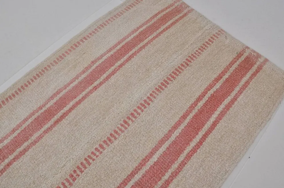 Petit kilim en chanvre neutre sku3925