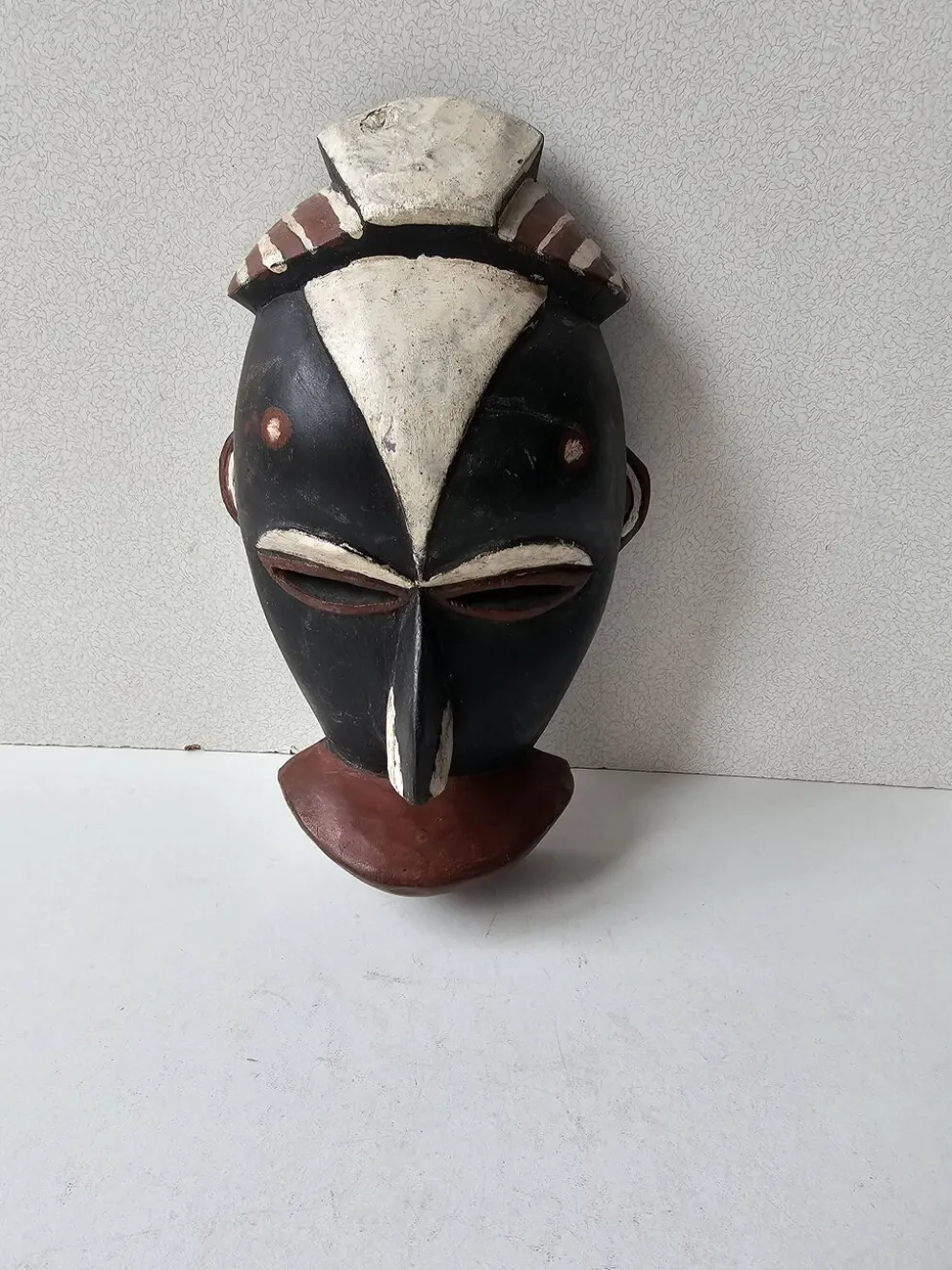 Petit masque mural Africain Galoa Gabon 22cm - Art Africain tribal