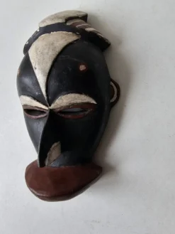 Petit masque mural Africain Galoa Gabon 22cm - Art Africain tribal