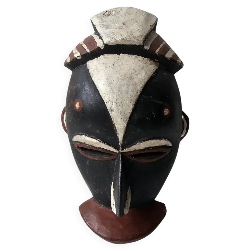 Petit masque mural Africain Galoa Gabon 22cm - Art Africain tribal