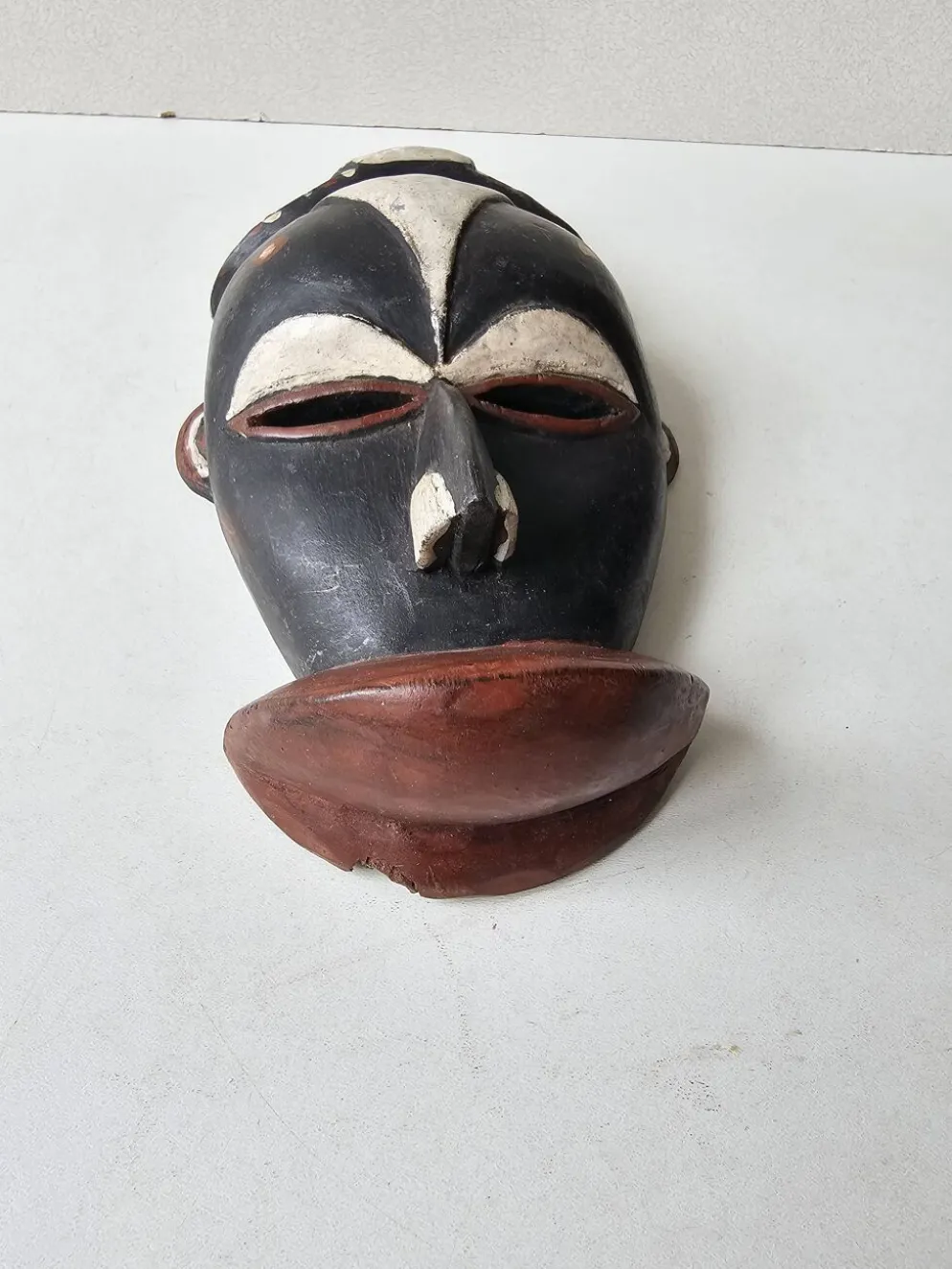 Petit masque mural Africain Galoa Gabon 22cm - Art Africain tribal