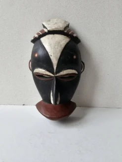 Petit masque mural Africain Galoa Gabon 22cm - Art Africain tribal