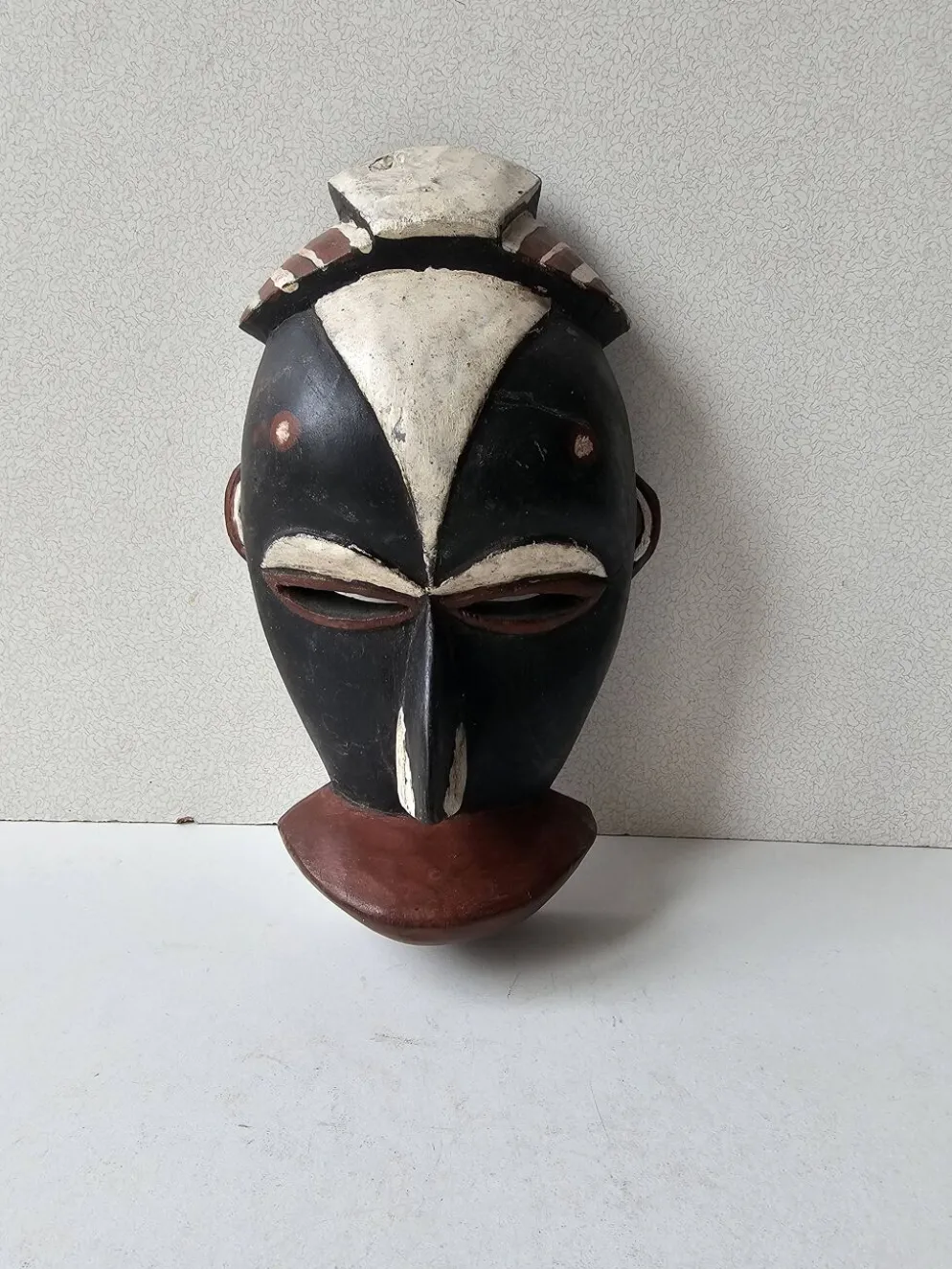 Petit masque mural Africain Galoa Gabon 22cm - Art Africain tribal