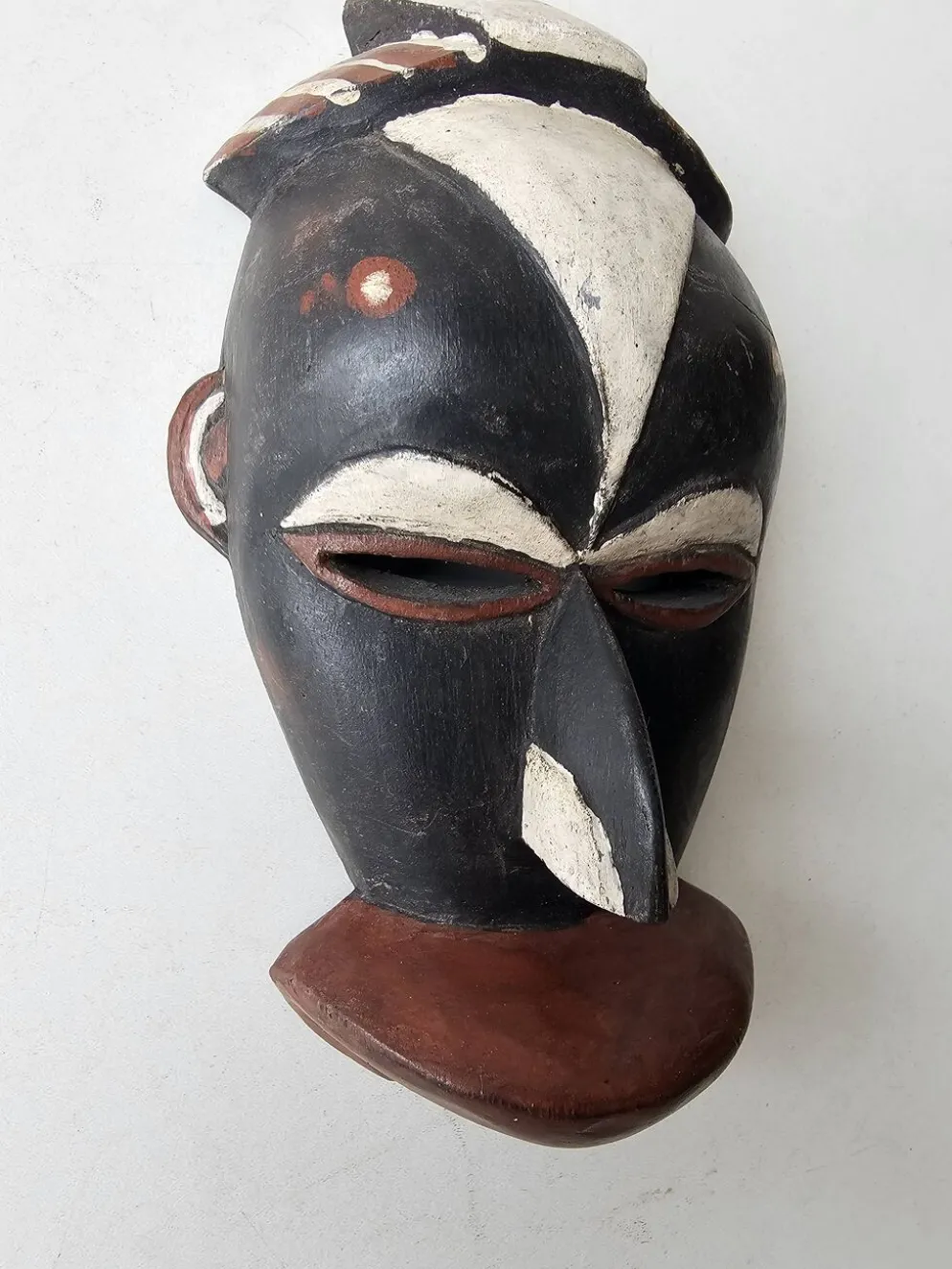 Petit masque mural Africain Galoa Gabon 22cm - Art Africain tribal