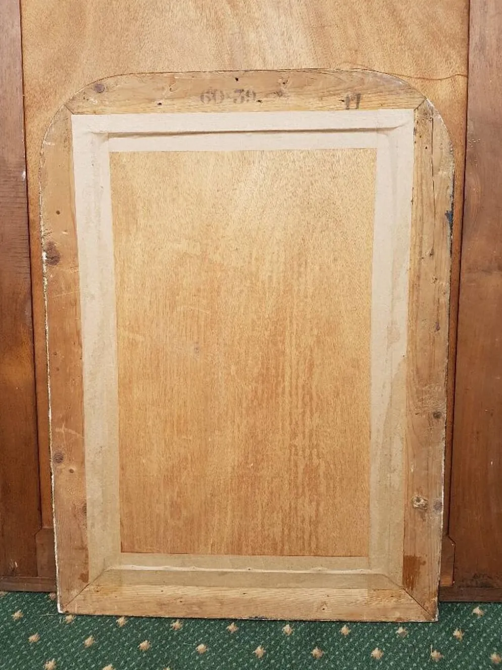 petit miroir doré de style louis-Philippe vers 1880