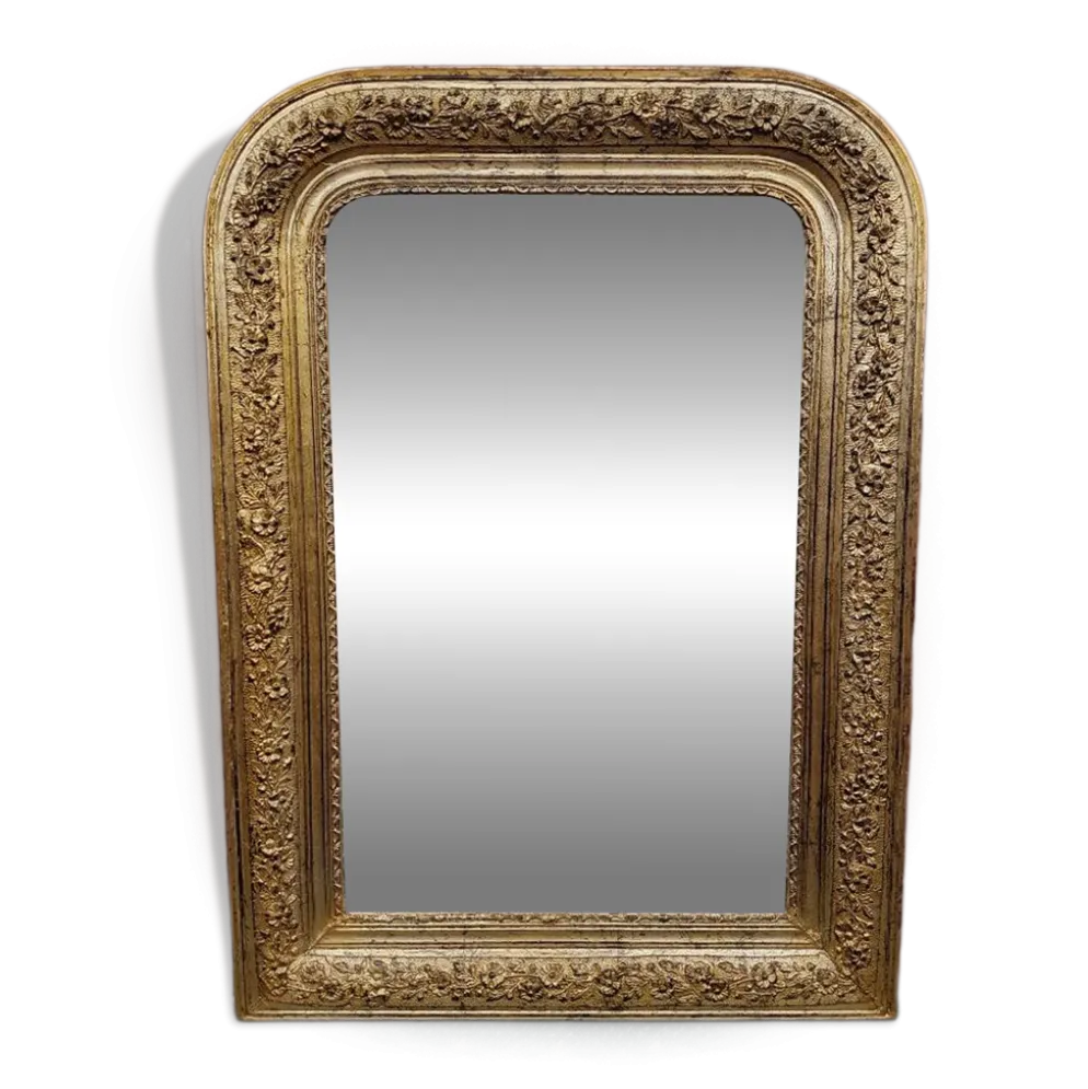 petit miroir doré de style louis-Philippe vers 1880