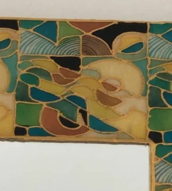 Petit miroir en céramique