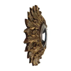 Petit miroir ensoleillé italien, style rococo, 24 cm