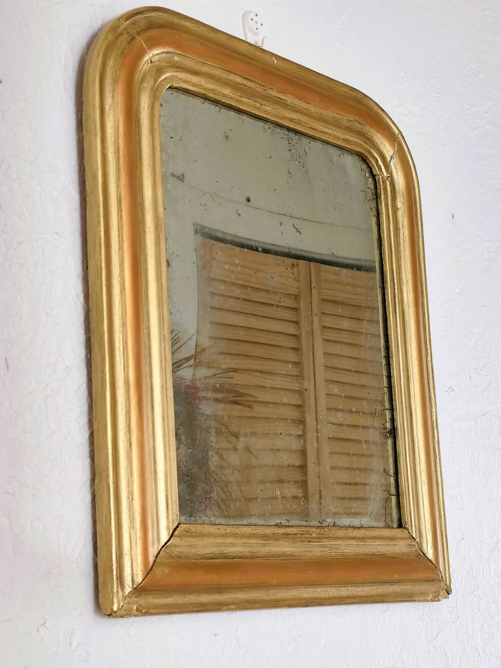 Petit miroir Louis Philippe 40 X 33 cm