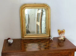 Petit miroir Louis Philippe 40 X 33 cm