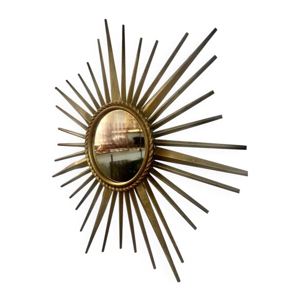 Petit miroir soleil — Chaty Vallauris France, Vallauris — années 1950/