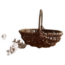 Petit panier ancien en osier