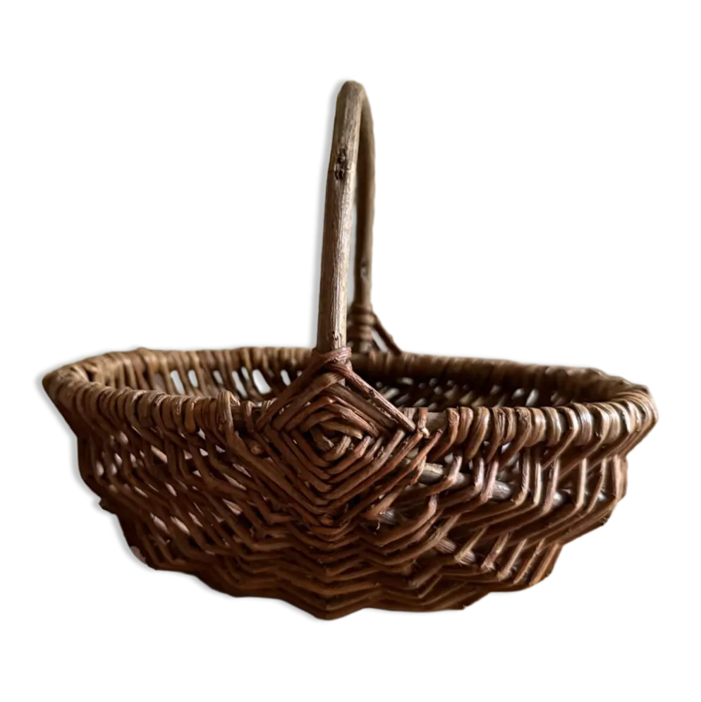 Petit panier ancien en osier