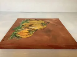 Petit tableau nature morte huile sur toile signée
