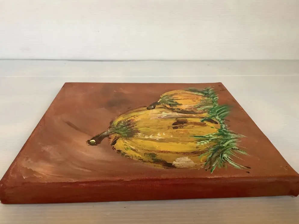 Petit tableau nature morte huile sur toile signée