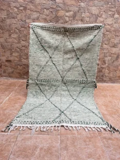Petit tapis berbère marocain Zanafi kilim) pour chambre et salon