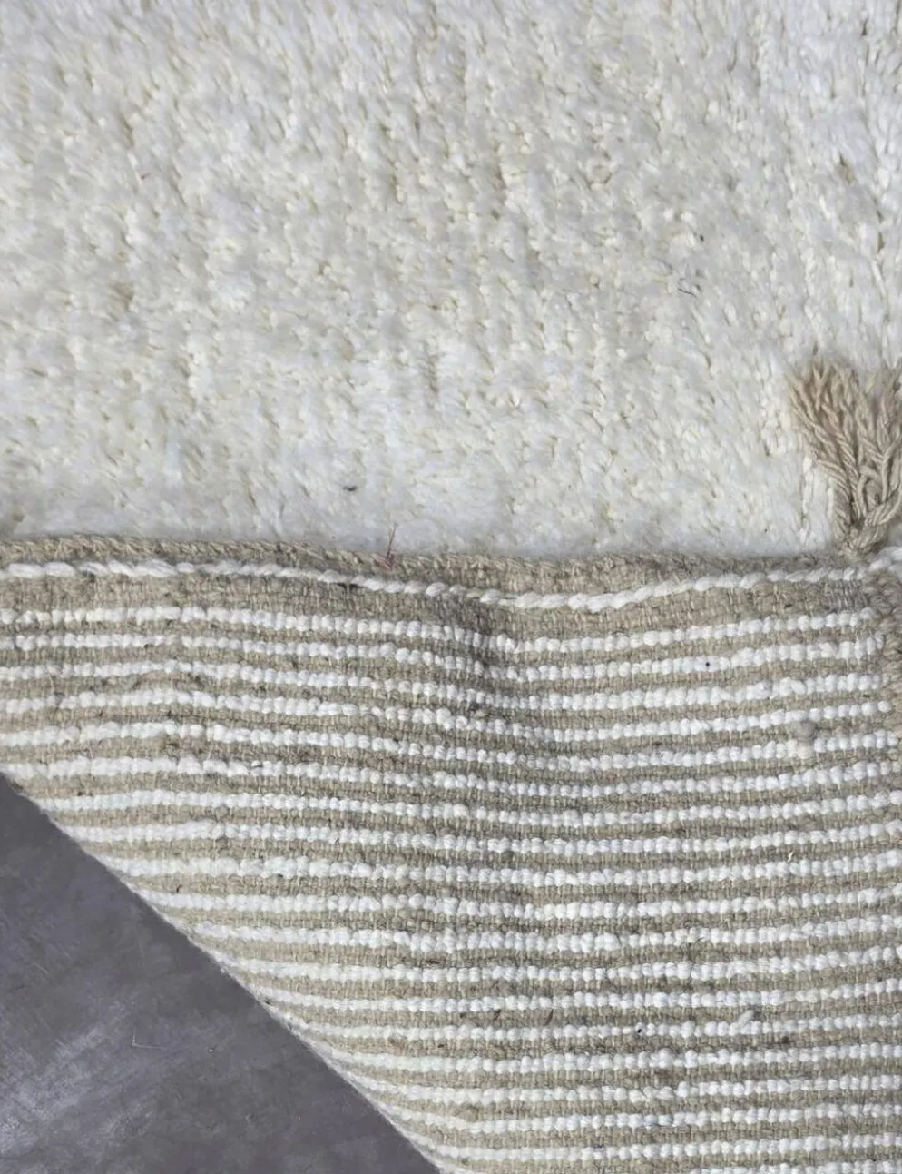 Petit Tapis Blanc - 160 x 96 cm